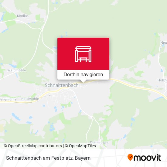 Schnaittenbach am Festplatz Karte