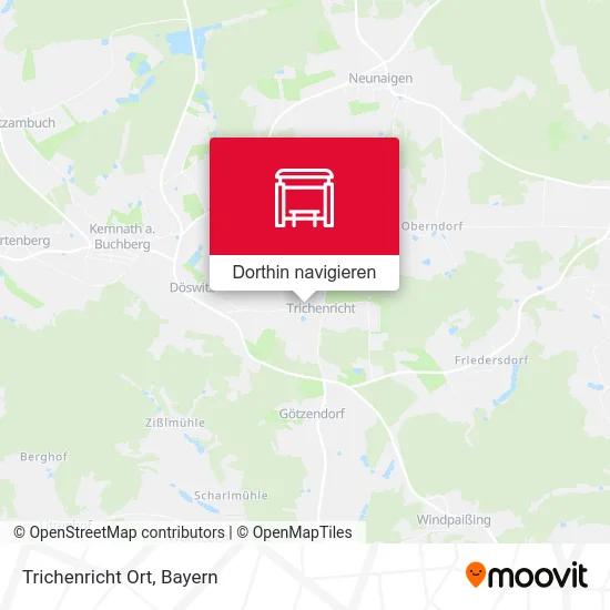 Trichenricht Ort Karte