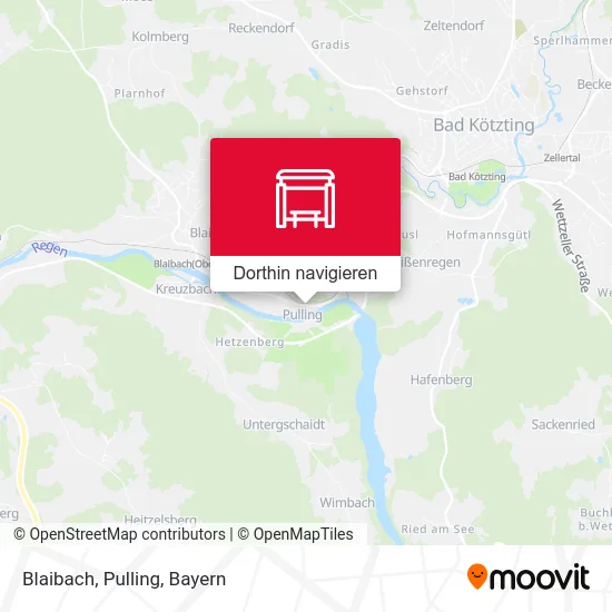 Blaibach, Pulling Karte