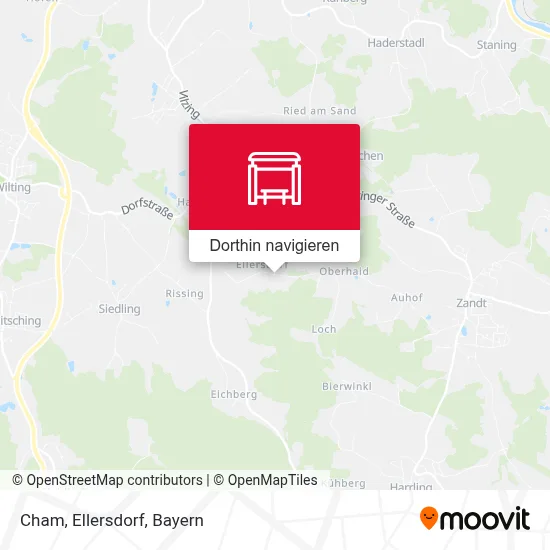 Cham, Ellersdorf Karte