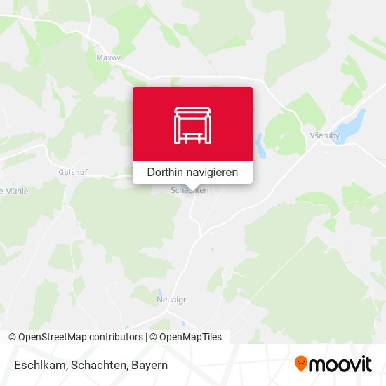 Eschlkam, Schachten Karte