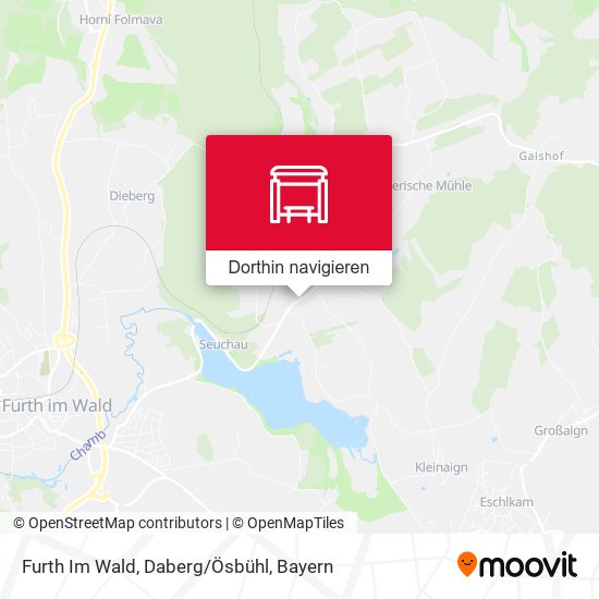 Furth Im Wald, Daberg/Ösbühl Karte