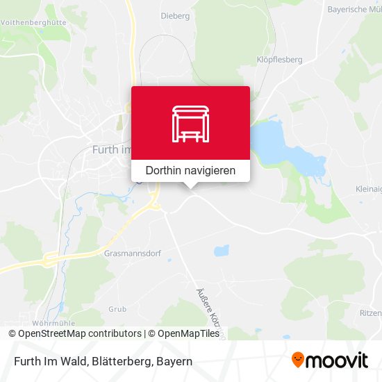 Furth Im Wald, Blätterberg Karte