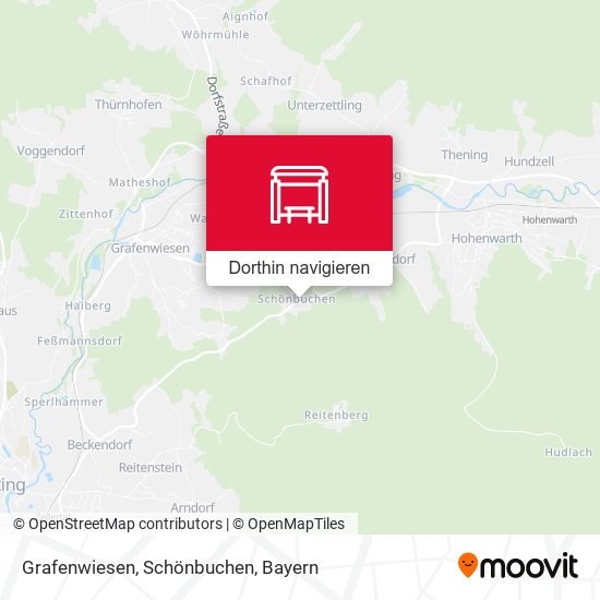 Grafenwiesen, Schönbuchen Karte