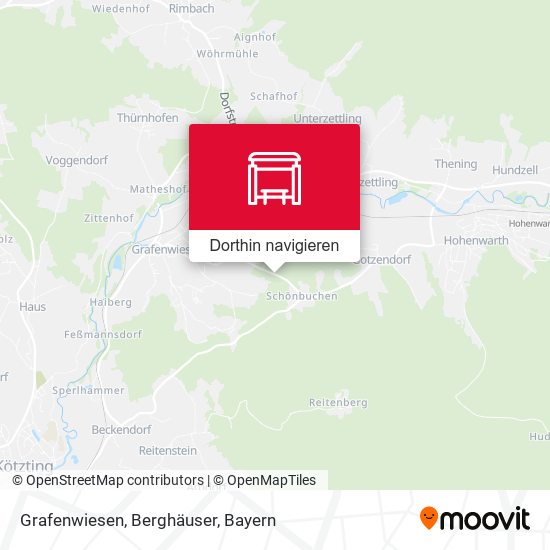 Grafenwiesen, Berghäuser Karte