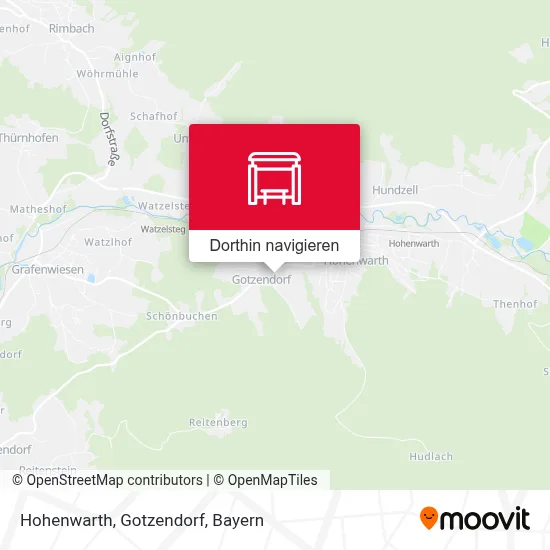 Hohenwarth, Gotzendorf Karte