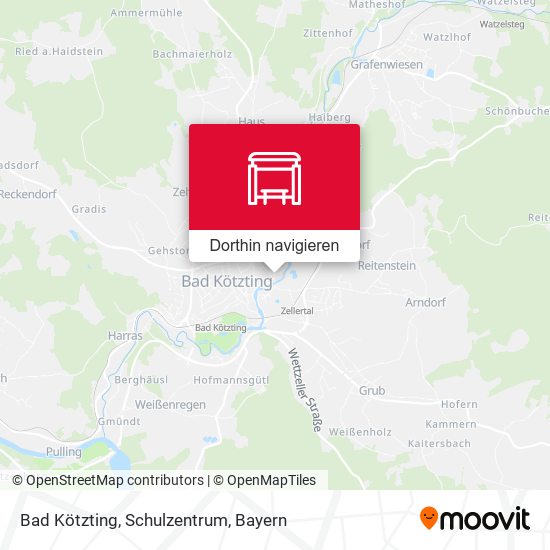 Bad Kötzting, Schulzentrum Karte