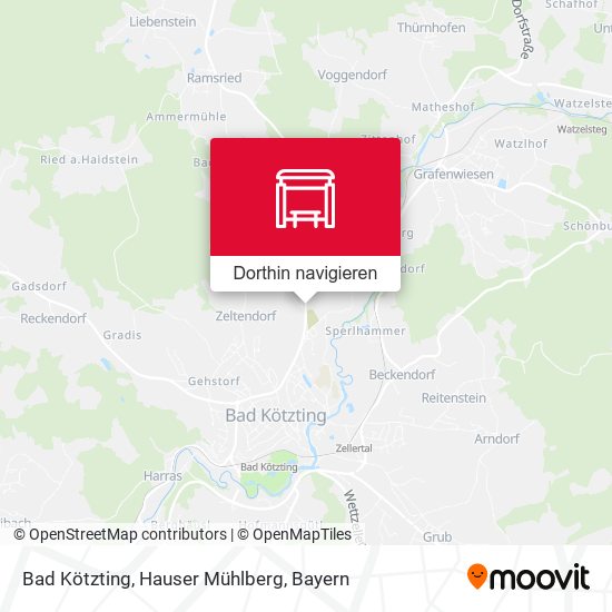 Bad Kötzting, Hauser Mühlberg Karte