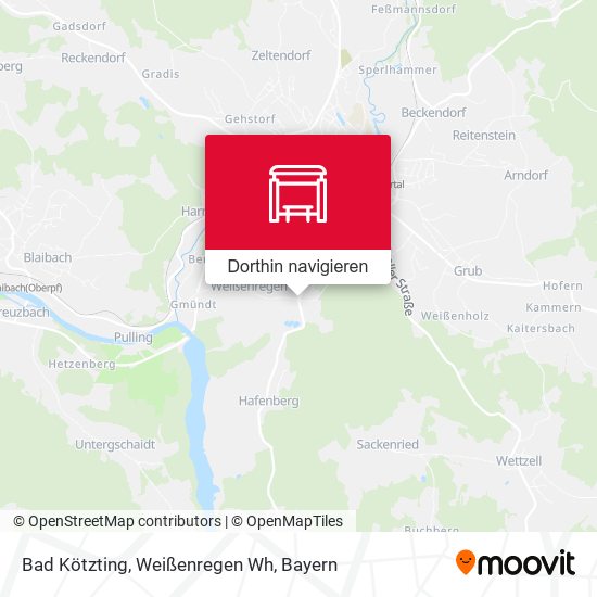 Bad Kötzting, Weißenregen Wh Karte