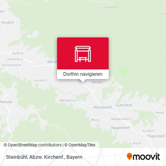 Steinbühl, Abzw. Kirchenf. Karte