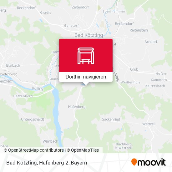 Bad Kötzting, Hafenberg 2 Karte