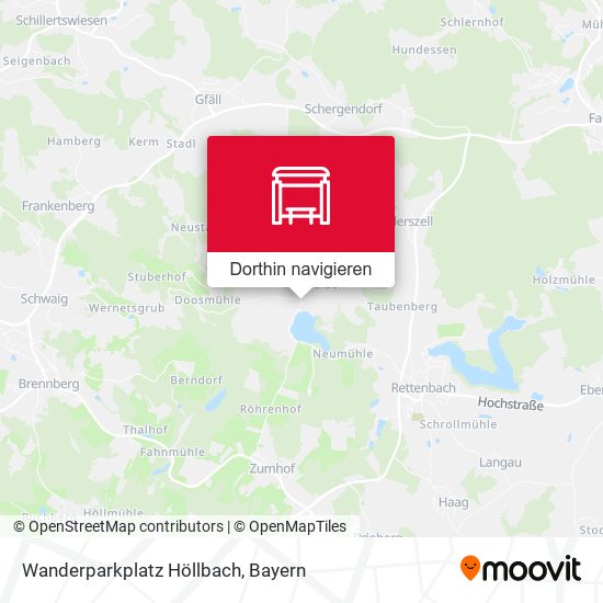 Wanderparkplatz Höllbach Karte