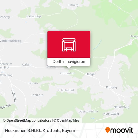 Neukirchen B.Hl.Bl., Krottenh. Karte