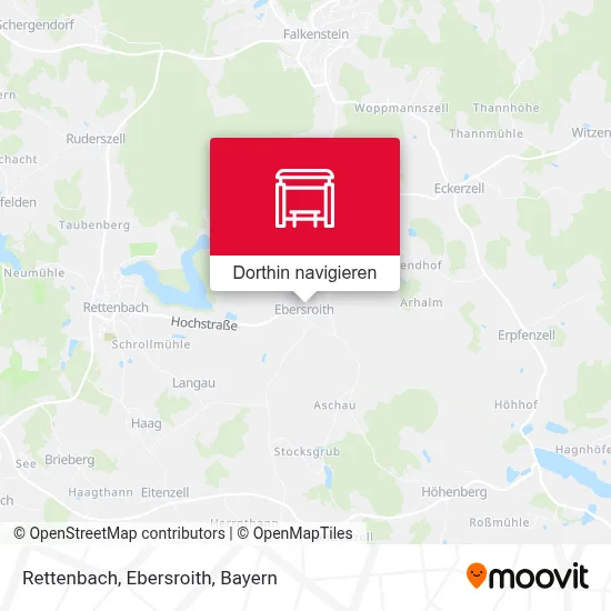 Rettenbach, Ebersroith Karte