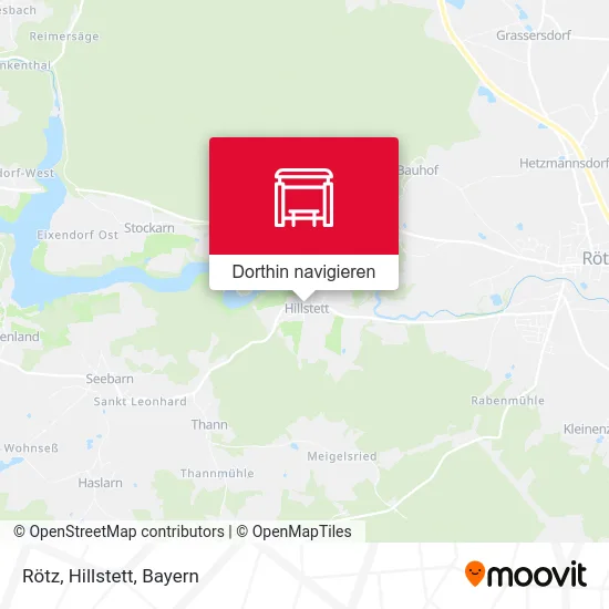 Rötz, Hillstett Karte