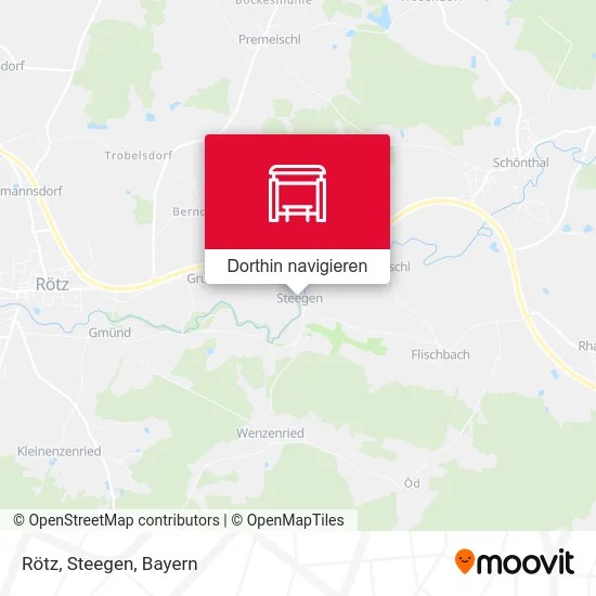 Rötz, Steegen Karte