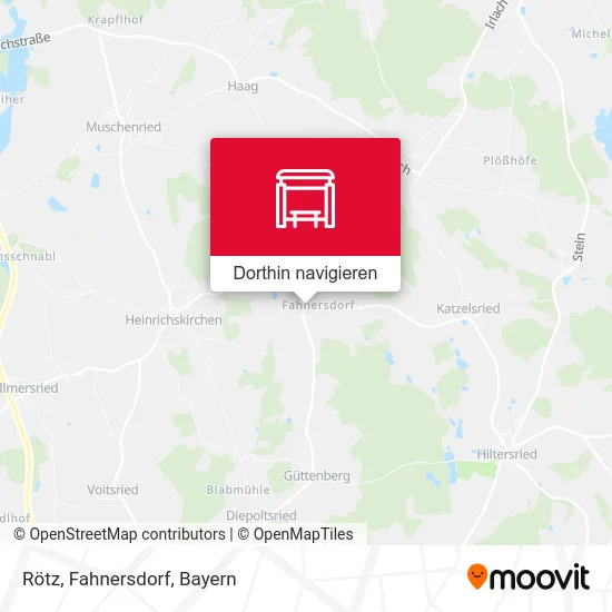 Rötz, Fahnersdorf Karte