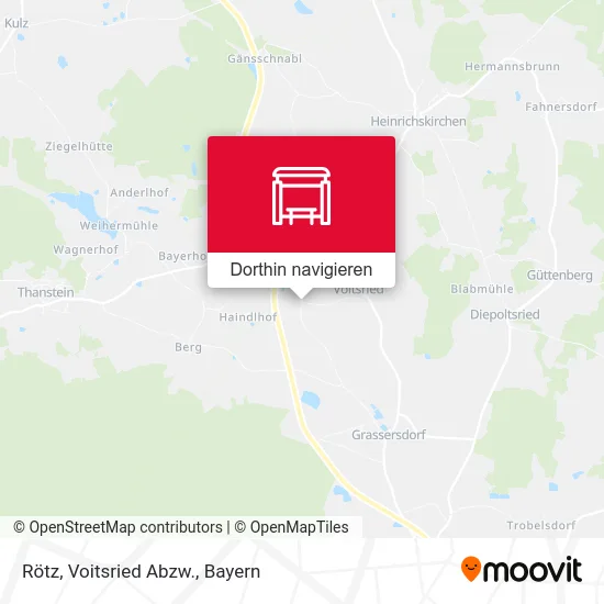 Rötz, Voitsried Abzw. Karte