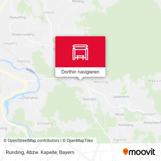 Runding, Abzw. Kapelle Karte