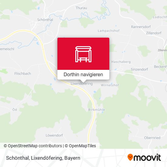 Schönthal, Lixendöfering Karte