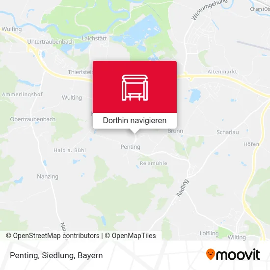 Penting, Siedlung Karte