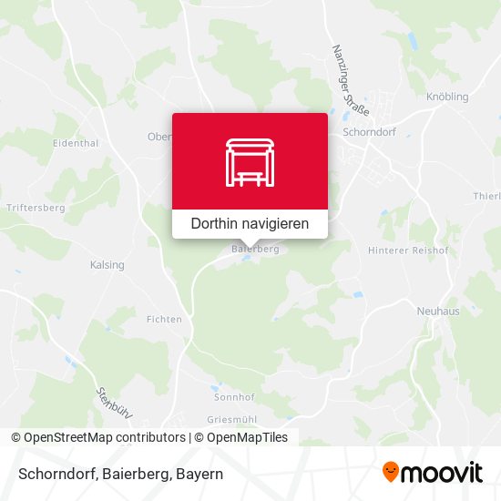 Schorndorf, Baierberg Karte