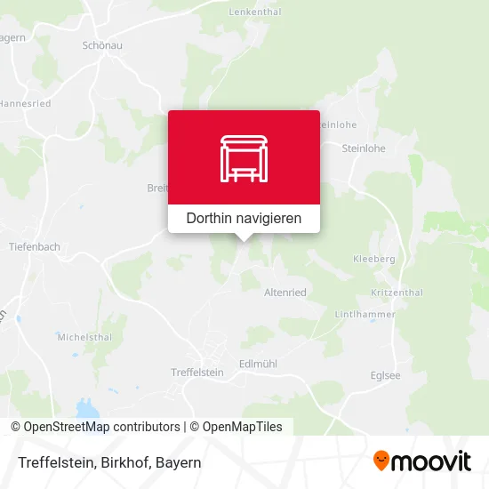 Treffelstein, Birkhof Karte