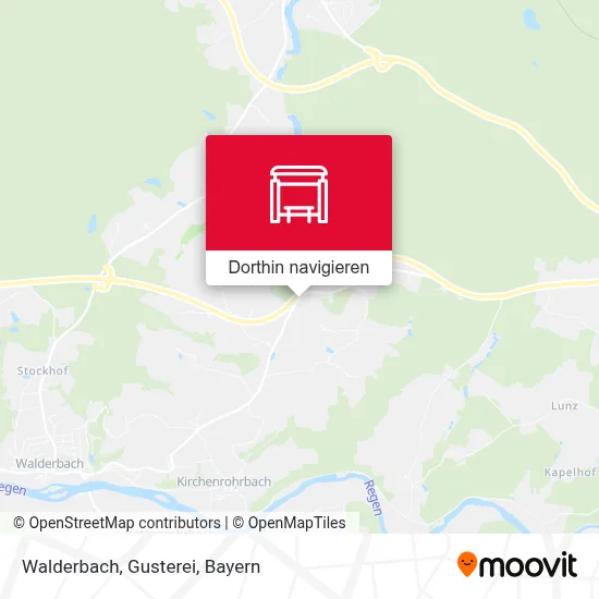 Walderbach, Gusterei Karte