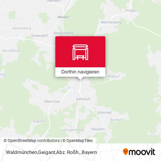 Waldmünchen,Geigant,Abz. Roßh. Karte