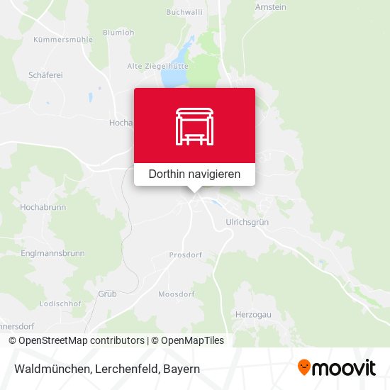 Waldmünchen, Lerchenfeld Karte