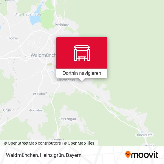 Waldmünchen, Heinzlgrün Karte