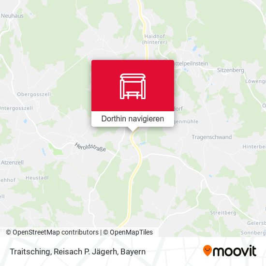 Traitsching, Reisach P. Jägerh Karte