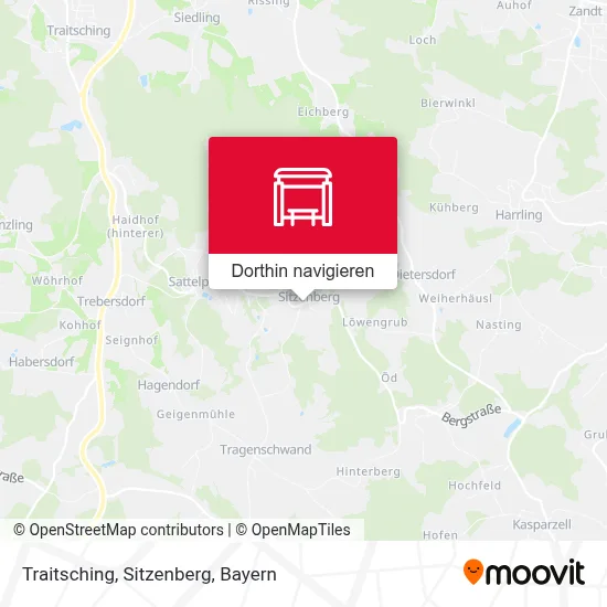 Traitsching, Sitzenberg Karte