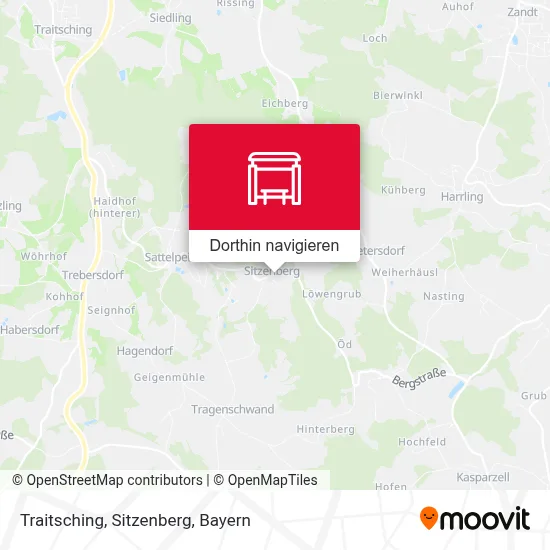 Traitsching, Sitzenberg Karte
