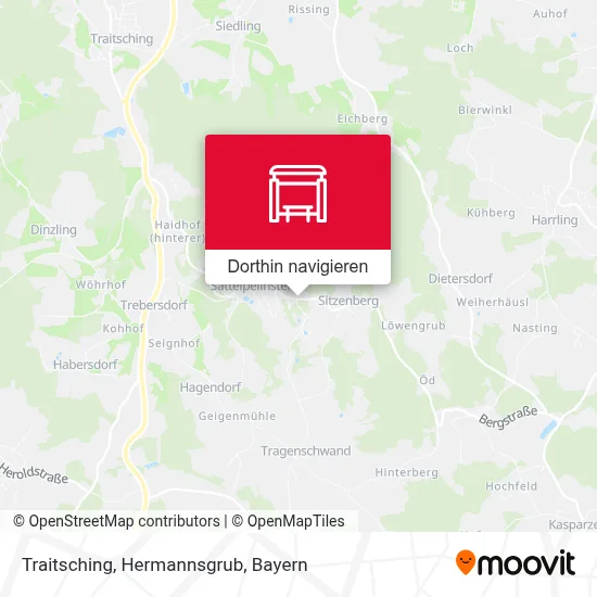 Traitsching, Hermannsgrub Karte