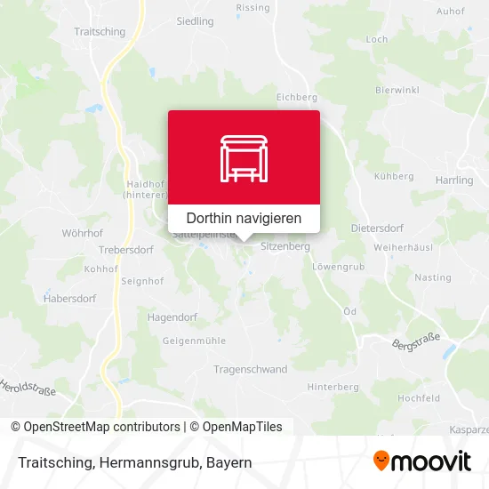 Traitsching, Hermannsgrub Karte