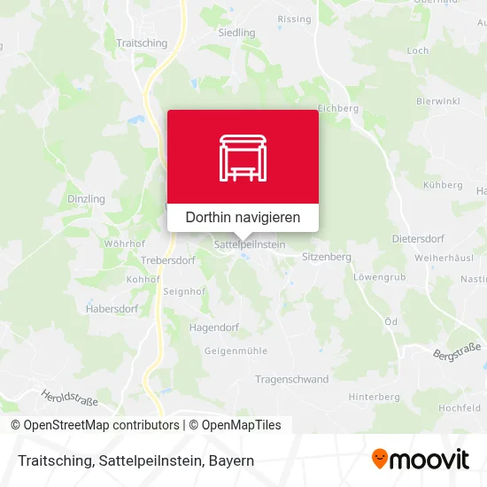 Traitsching, Sattelpeilnstein Karte