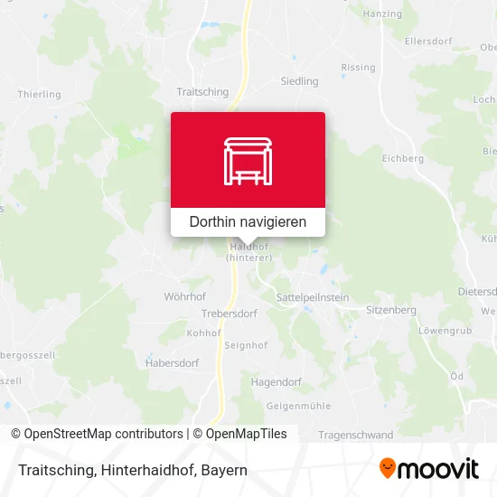 Traitsching, Hinterhaidhof Karte