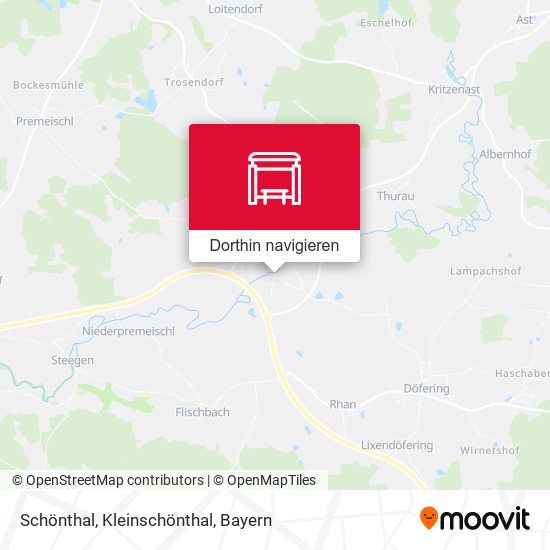 Schönthal, Kleinschönthal Karte