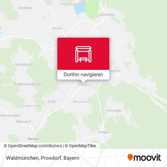 Waldmünchen, Prosdorf Karte