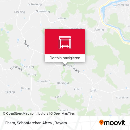 Cham, Schönferchen Abzw. Karte