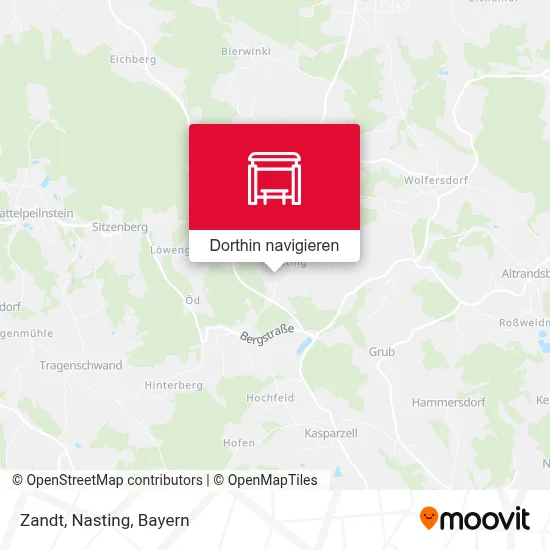 Zandt, Nasting Karte