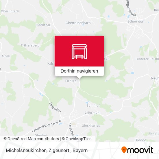 Michelsneukirchen, Zigeunert. Karte