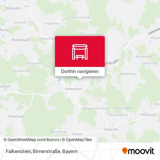 Falkenstein, Birnerstraße Karte