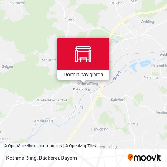 Kothmaißling, Bäckerei Karte