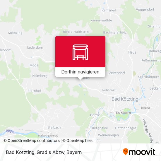 Bad Kötzting, Gradis Abzw Karte