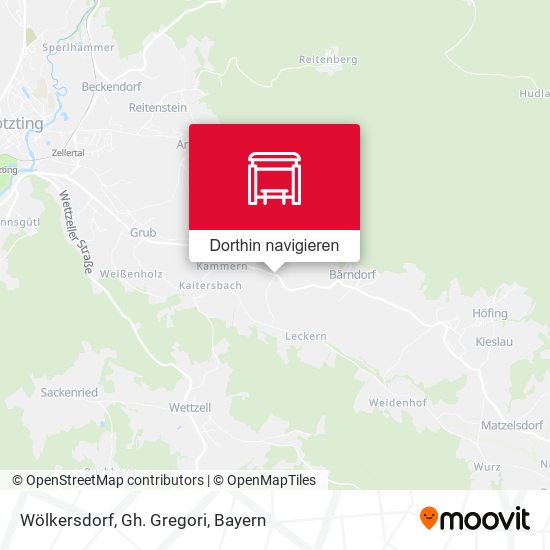 Wölkersdorf, Gh. Gregori Karte