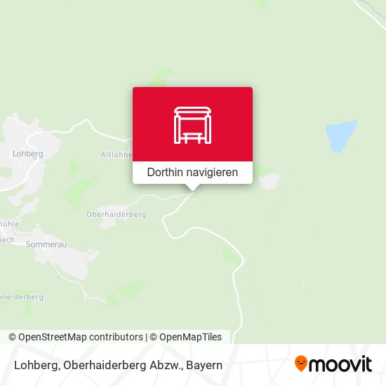 Lohberg, Oberhaiderberg Abzw. Karte
