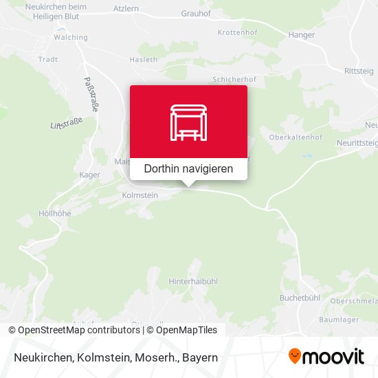 Neukirchen, Kolmstein, Moserh. Karte