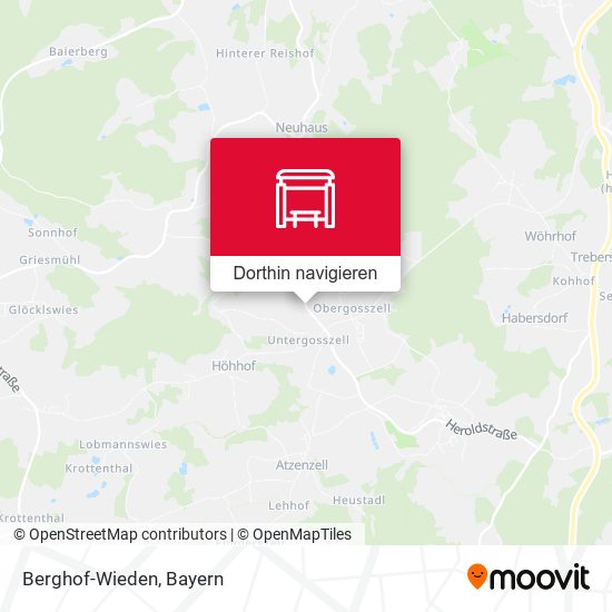 Berghof-Wieden Karte